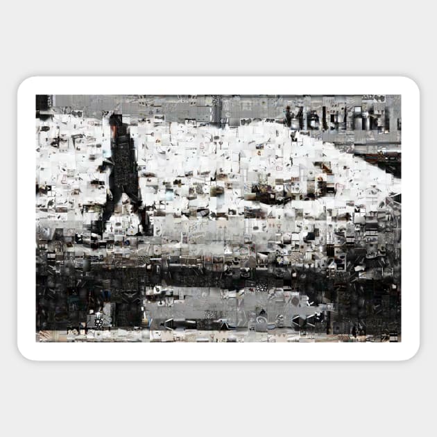 LIFE IN THE SNOW - HELSINKI, FINLAND Sticker by mister-john